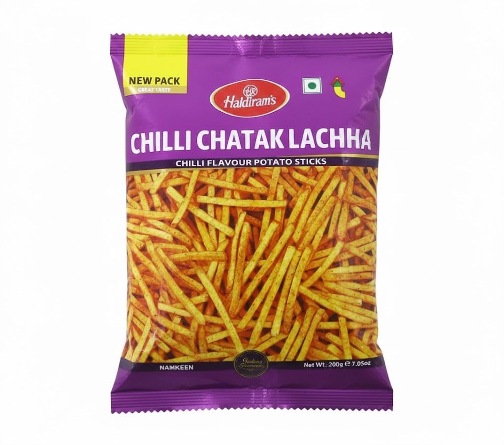 Haldirams Haldirams Chilli Chatak Lachha 200G - Indische Lebensmittel bei Sairas Hamburg