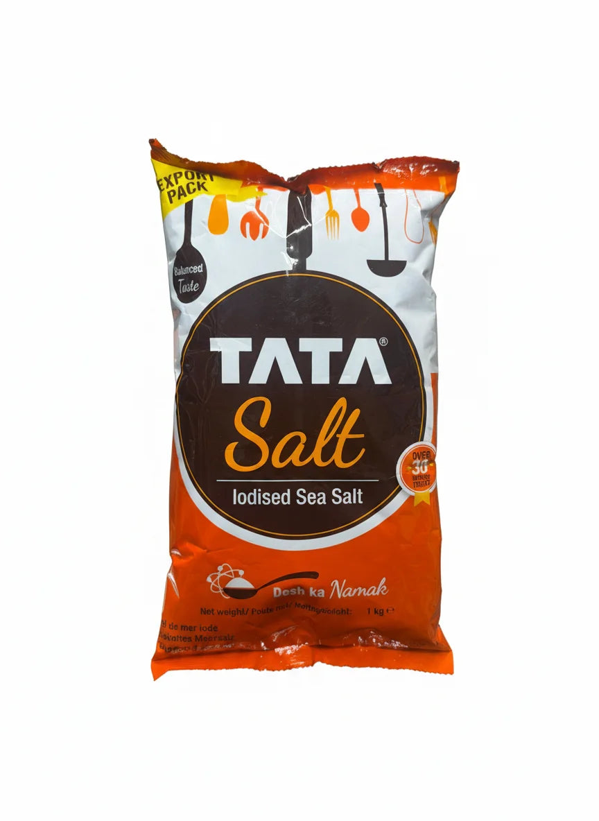 Tata Salt 1kg Jodsalz - Indisches Speisesalz bei Sairas Hamburg