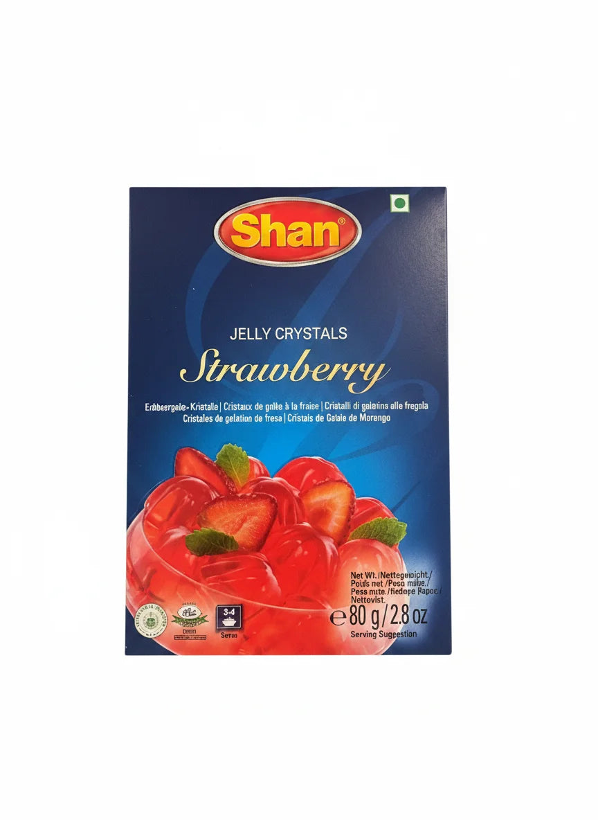 Shan Shan Jelly Strawberry 80g - Indische Lebensmittel bei Sairas Hamburg