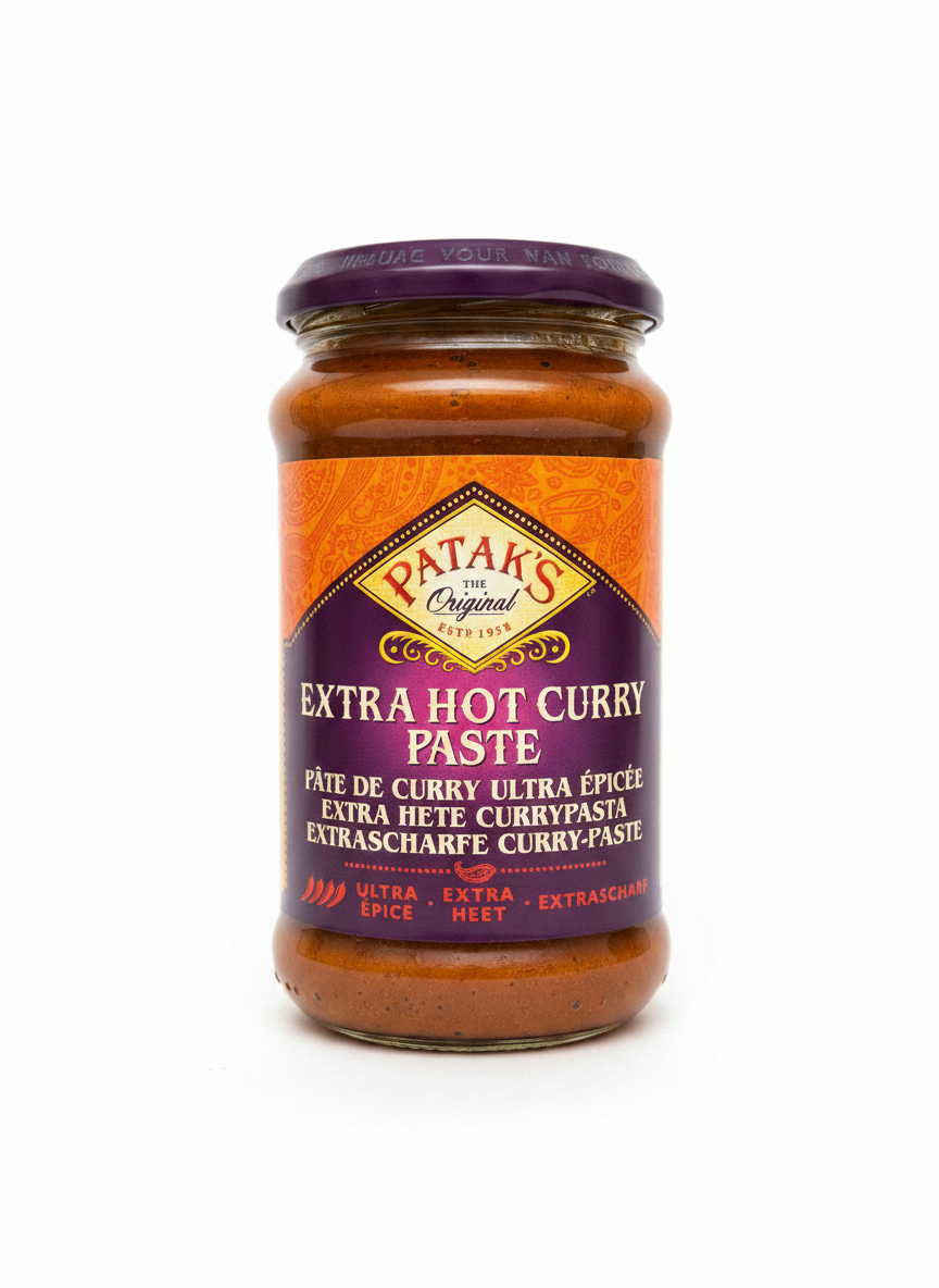 Pataks Pataks Extra Hot Curry Paste 283g - Indische Lebensmittel bei Sairas Hamburg