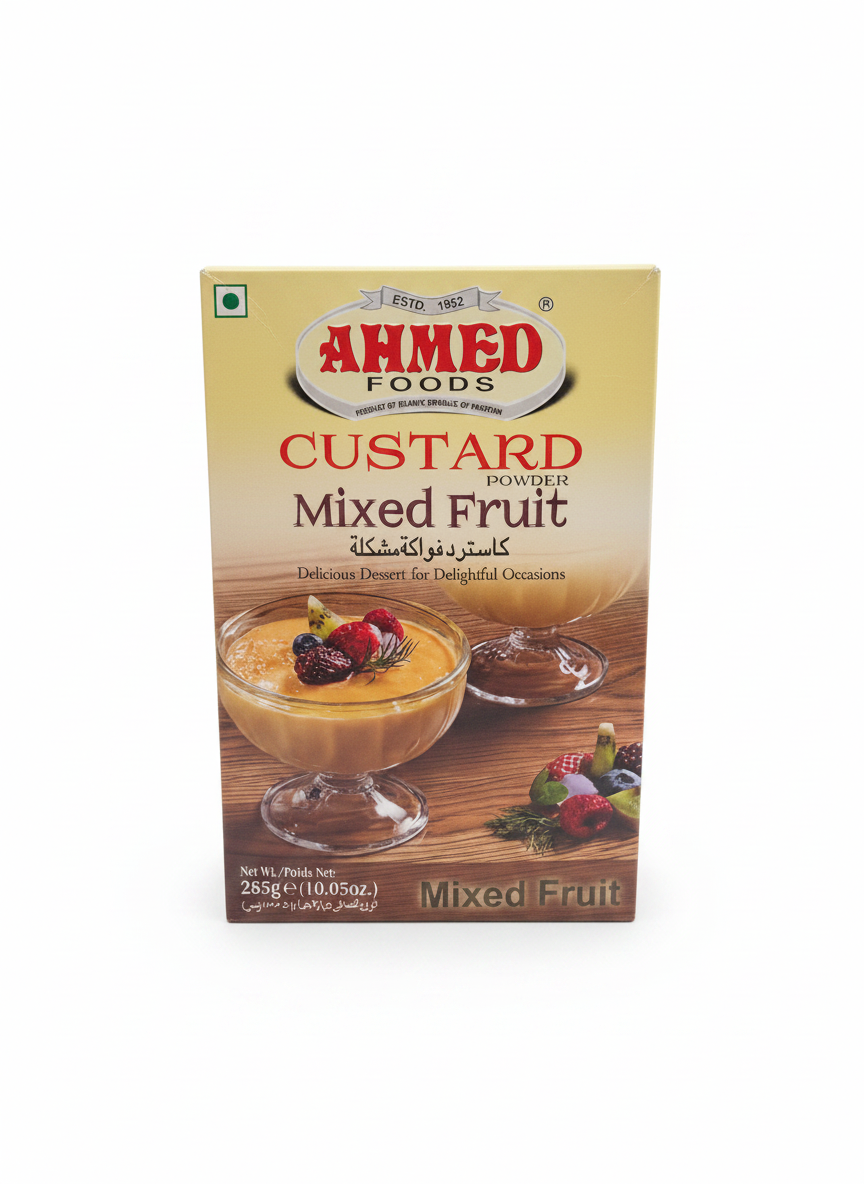 Ahmed Ahmed Custard Powder Mixed Fruit 285g - Indische Lebensmittel bei Sairas Hamburg