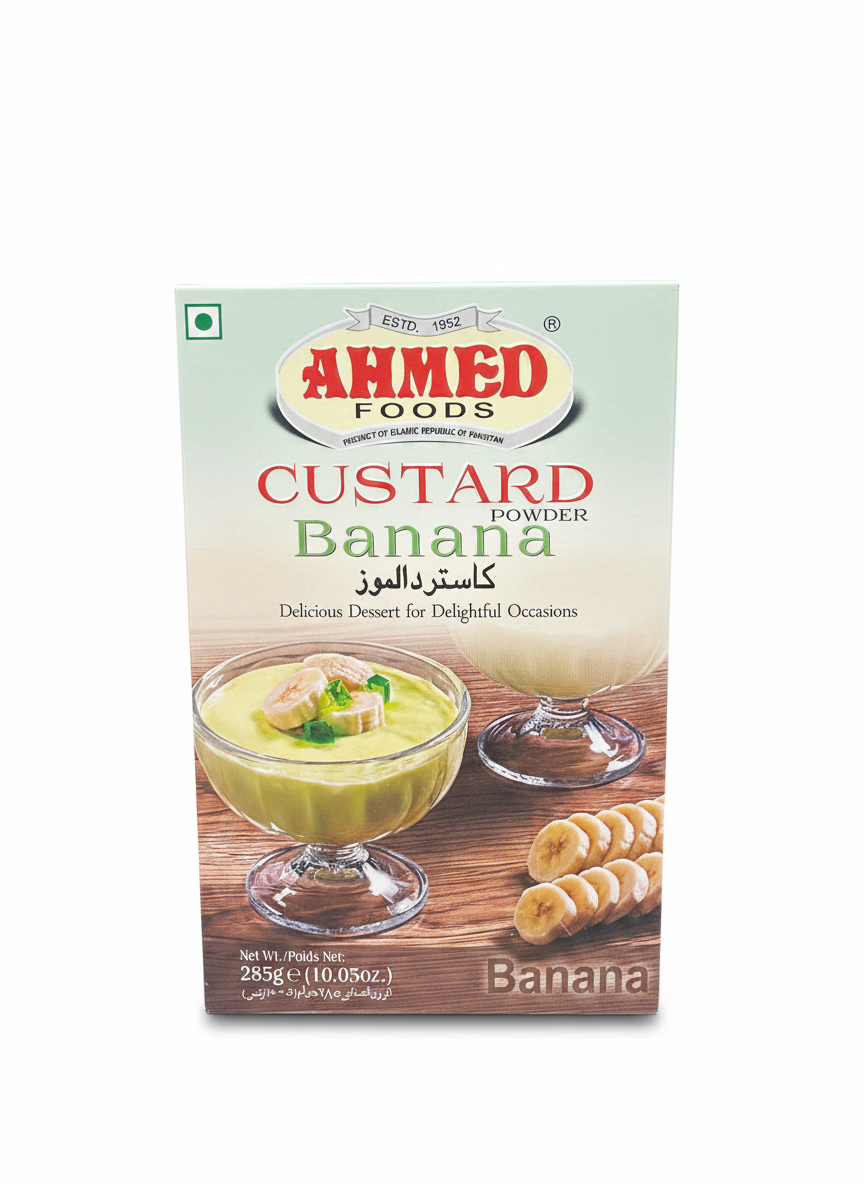Ahmed Ahmed Custard Powder Banana 285g - Indische Lebensmittel bei Sairas Hamburg