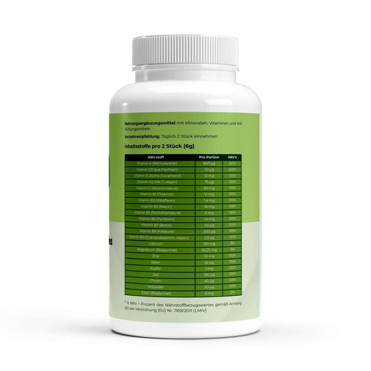 Premium Multivitamin + Mineral Gummies - 60 Stk - NutriAmour