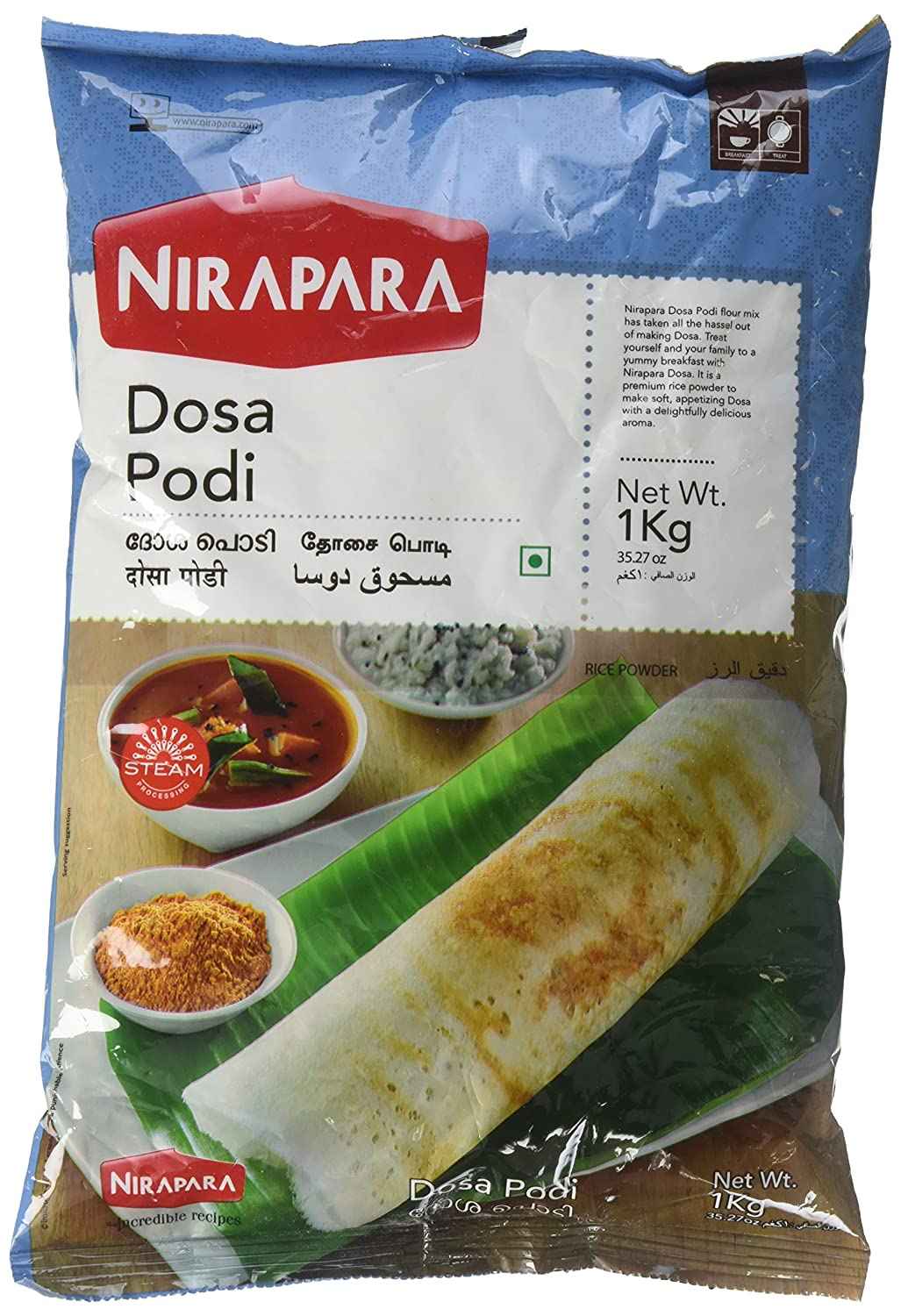 NIRAPARA Dosa podi 1kg Produktbild