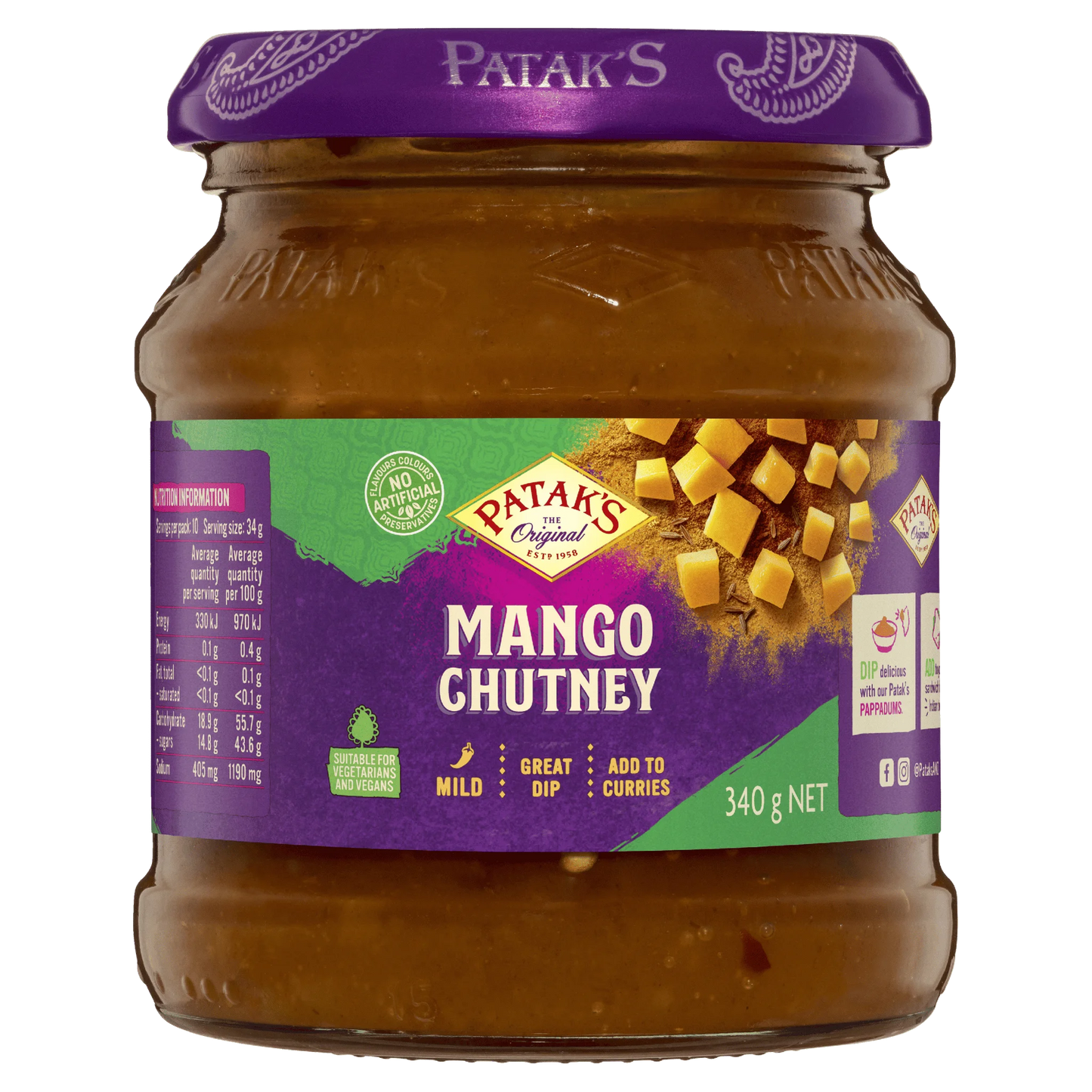 Pataks Chutney Mango Produktbild