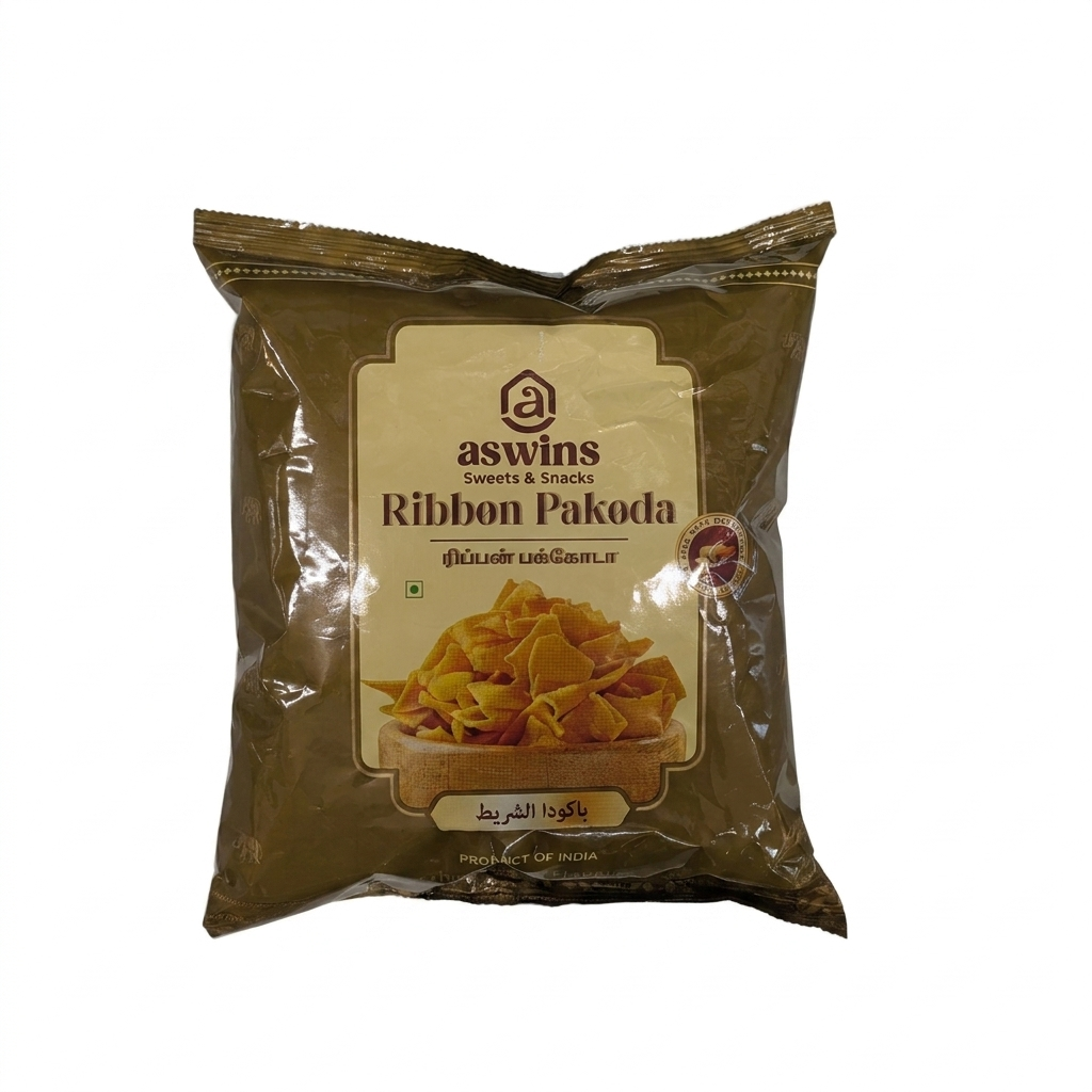 Aswins Ribbon Pakoda 150g Produktbild