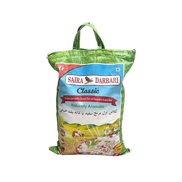 Saira Classic langkorn Basmati weißer Reis - SAIRAS