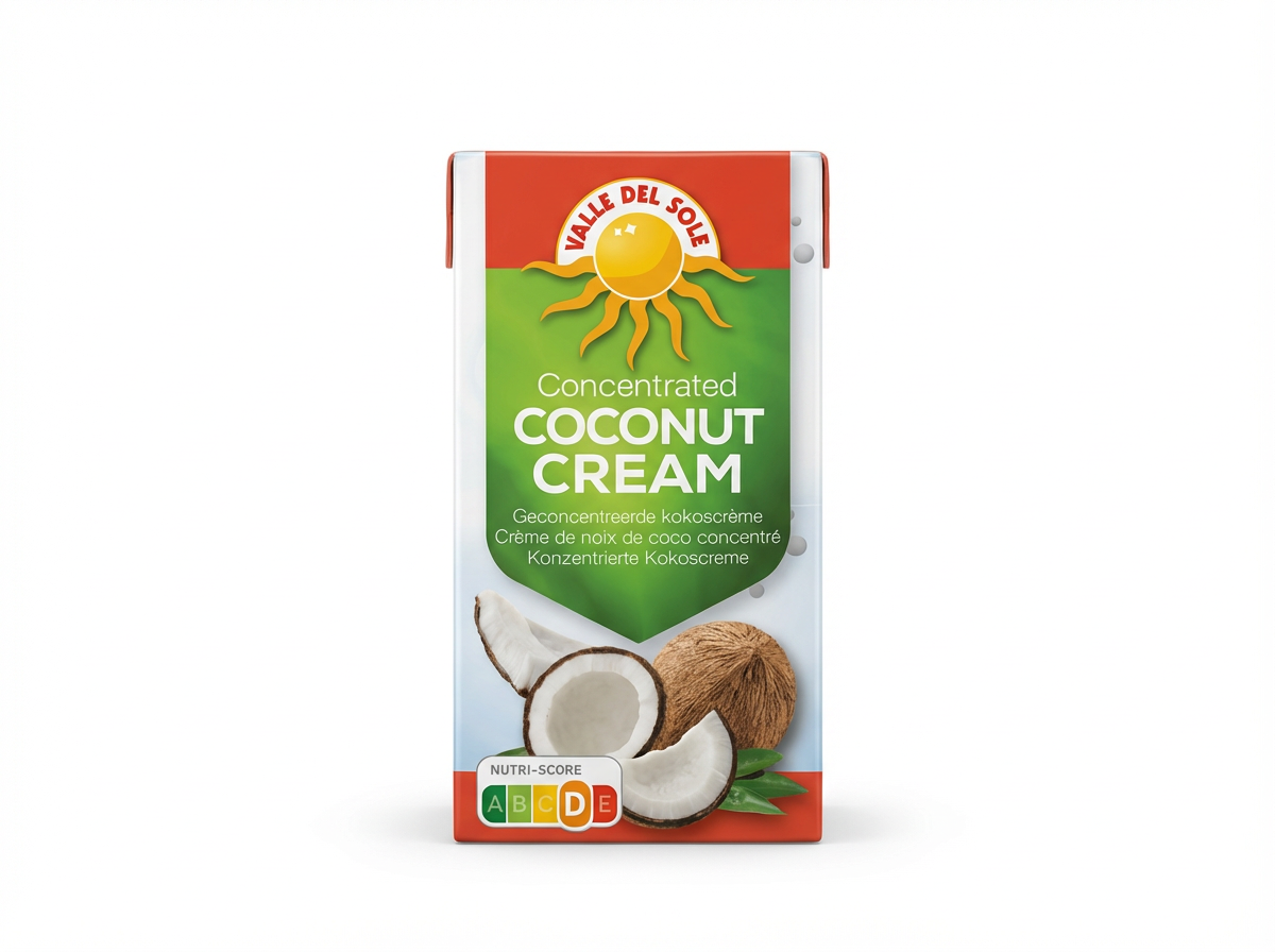 کرم نارگیل Valle Del Solle 200 گرم