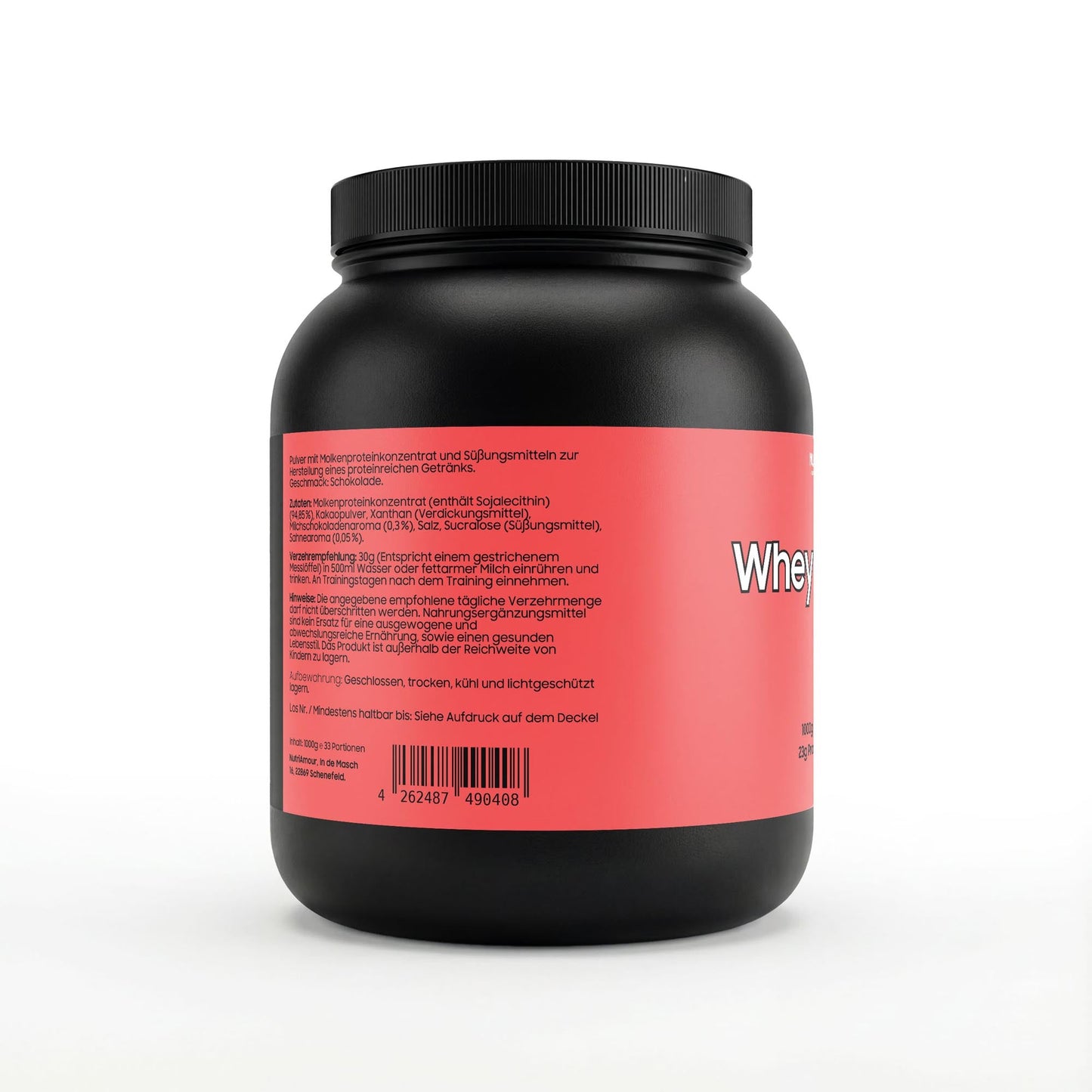 Hochwertiges Premium Whey Protein Strawberry - 1,000g zur Unterstützung im Alltag. Laborgeprüfte Reinheit.