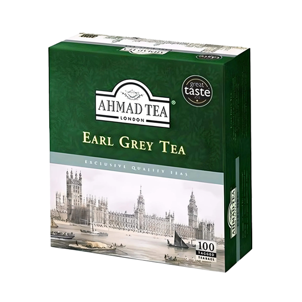 Ahmad Tea Earl Grey Tea 100Bags Tee/Tea
