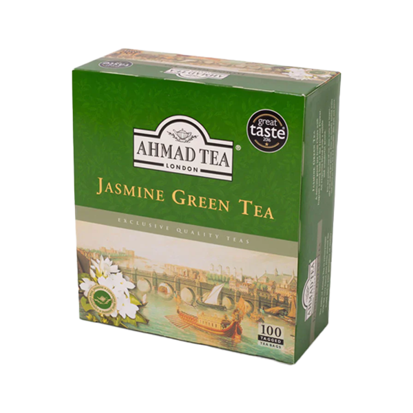 Ahmad Tea Jasmine Green Tea 100 Bags Tee/Tea