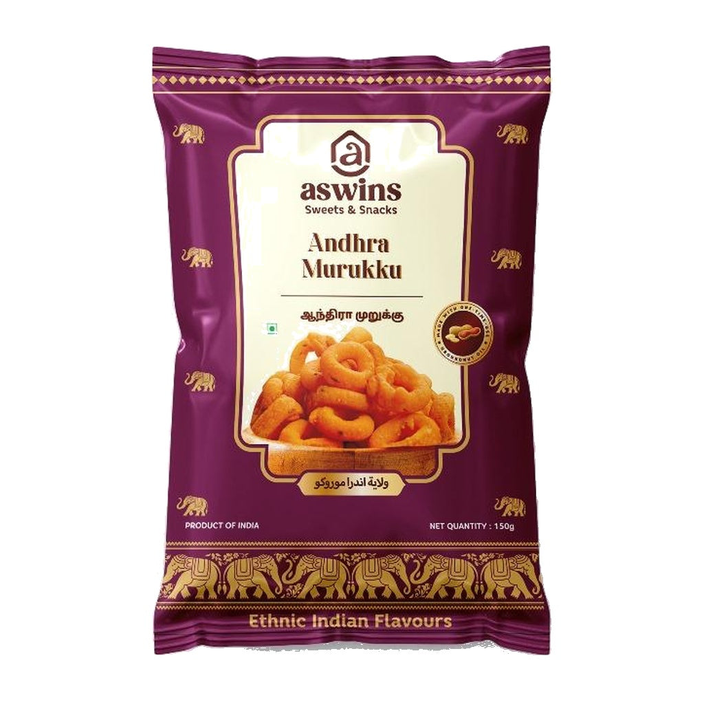 Aswins Andhra Murukku 150g Produktbild