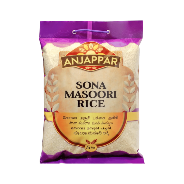 Anjappar Sona Masoori Rice 5 Kg Reis