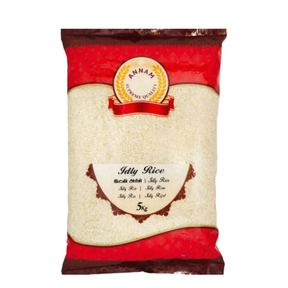 Annam Idly Reis feine Kornstruktur 5kg - Indischer Reis bei Sairas Hamburg.