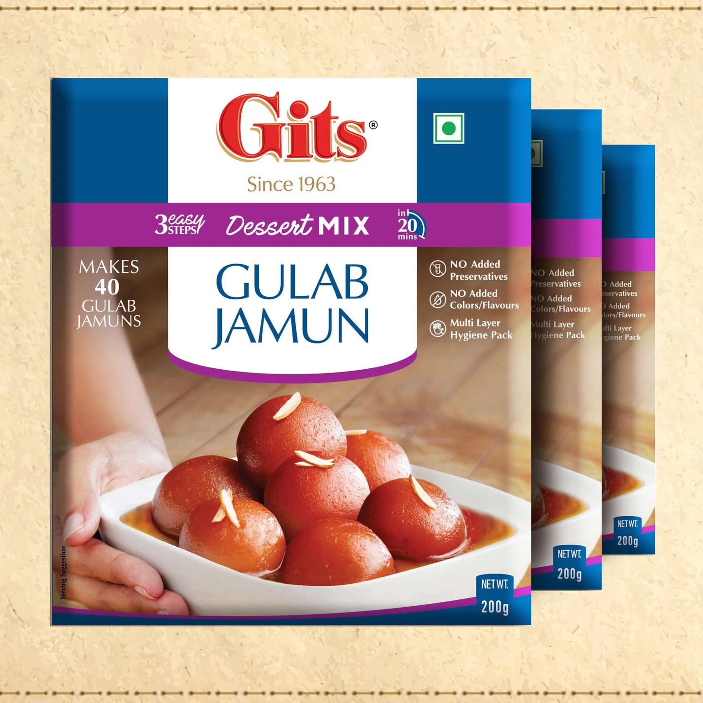 Gits Gulab Jamun Instant Mix 200g Produktbild
