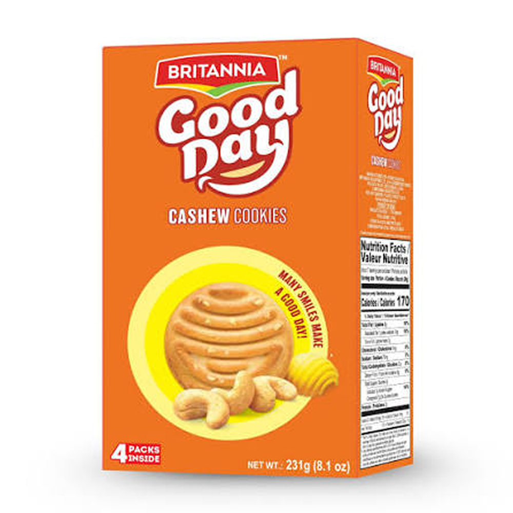 Britannia Good Day Cashew Cookies 231g