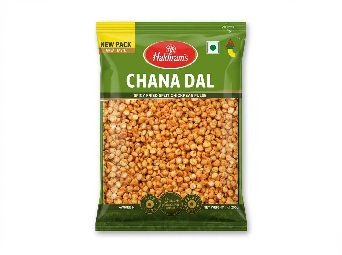Haldiram’s Chana Dal snack pack in Germany – SAIRAS