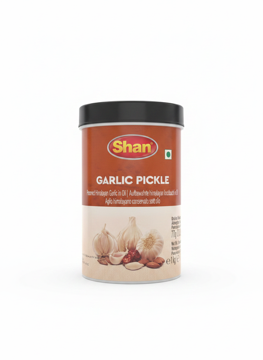 Shan Shan Garlic Pickle 1Kg - Indische Lebensmittel bei Sairas Hamburg