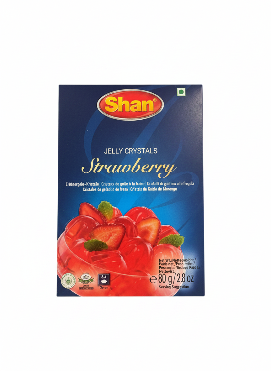 Shan Shan Jelly Strawberry 80g - Indische Lebensmittel bei Sairas Hamburg