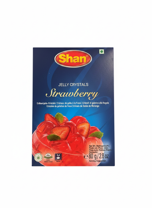 Shan Shan Jelly Strawberry 80g - Indische Lebensmittel bei Sairas Hamburg