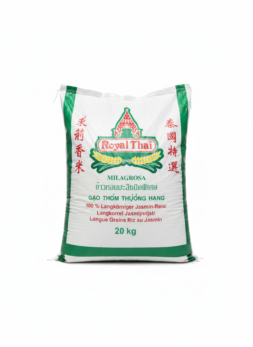 Royal Royal Thai White Jasmine Rice (Detailansicht 2) - Indische Lebensmittel bei Sairas Hamburg