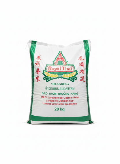 Royal Royal Thai White Jasmine Rice (Detailansicht 2) - Indische Lebensmittel bei Sairas Hamburg