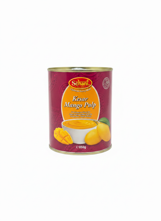 Sairas Schani Kesar Mango Pulp - Indische Lebensmittel bei Sairas Hamburg