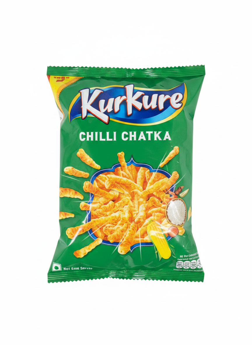 Kurkure Green KurKure Green Chutney Style 70g - Indische Lebensmittel bei Sairas Hamburg