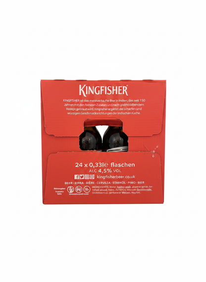 Kingfisher Bier 24X330Ml Kingfisher Bier 24x330ml (Detailansicht 2) - Indische Lebensmittel bei Sairas Hamburg