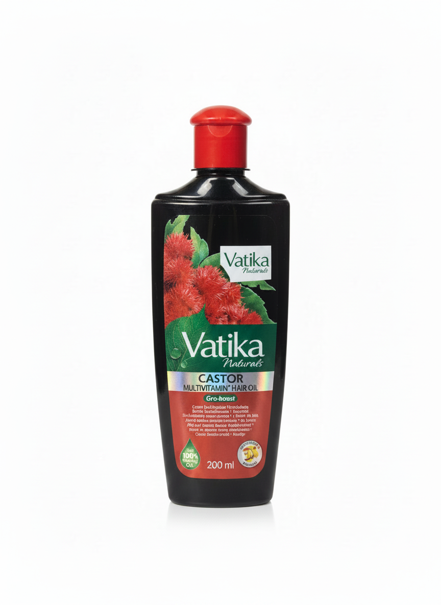 Vatika Vatika Castor Hair Oil 200ml - Indische Lebensmittel bei Sairas Hamburg