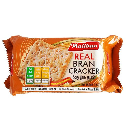 Maliban Real Bran Crackers 140g Produktbild
