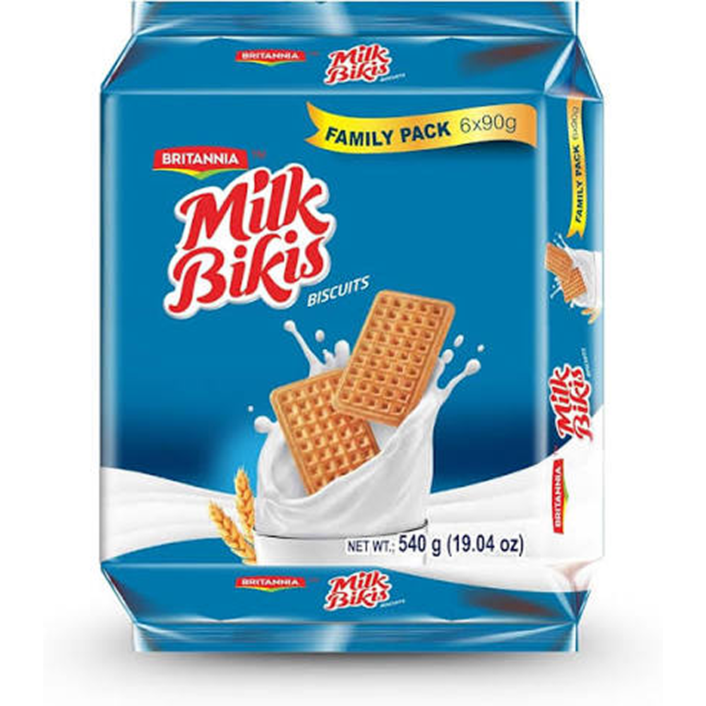 Britannia Milk Bikis Family Pack (6x90g)
