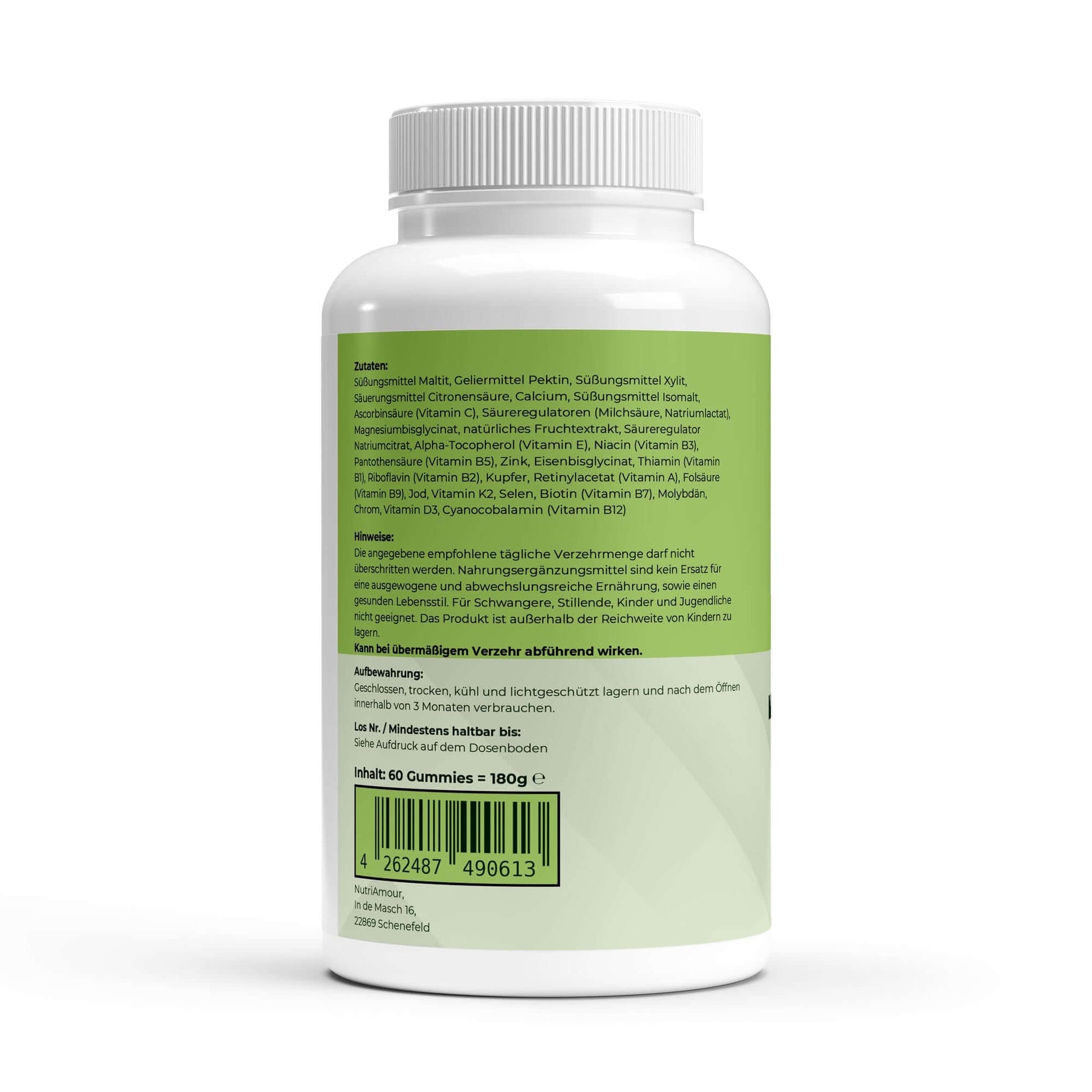 Premium Multivitamin + Mineral Gummies - 60 Stk - NutriAmour