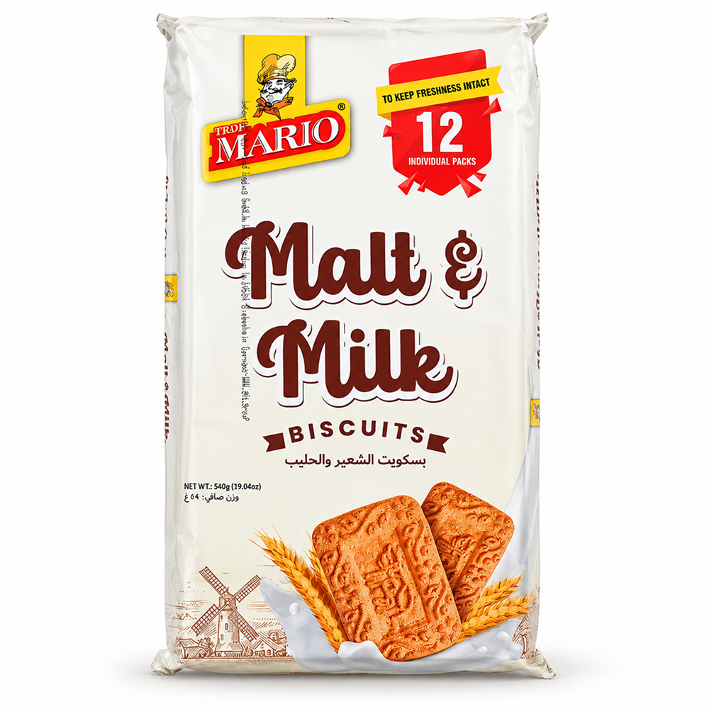 TRDP Mario Malt & Milk Biscuits