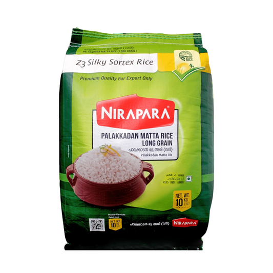Nirapara Palakkadan Matta Rice 10 kg Reis