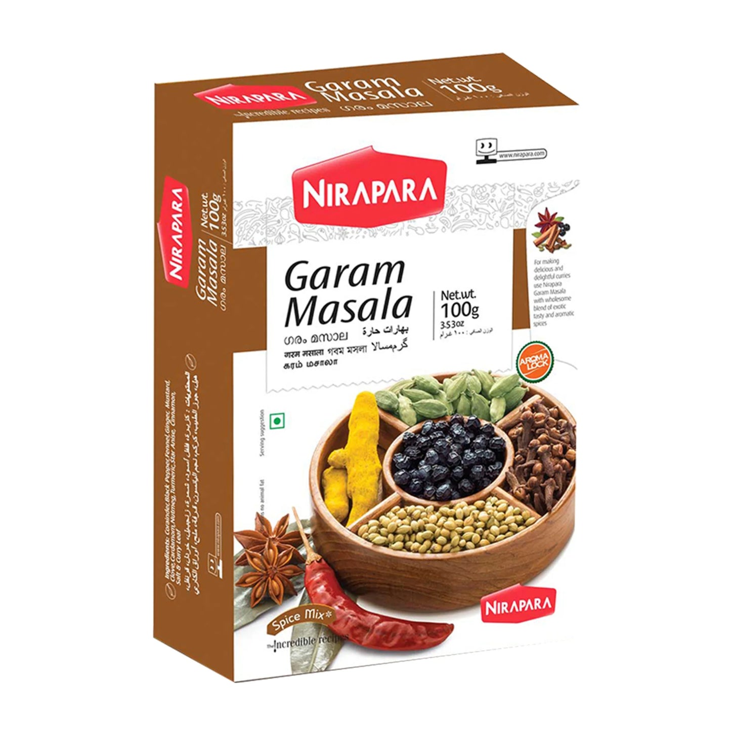 Nirapara Garam Masala 100g Produktbild