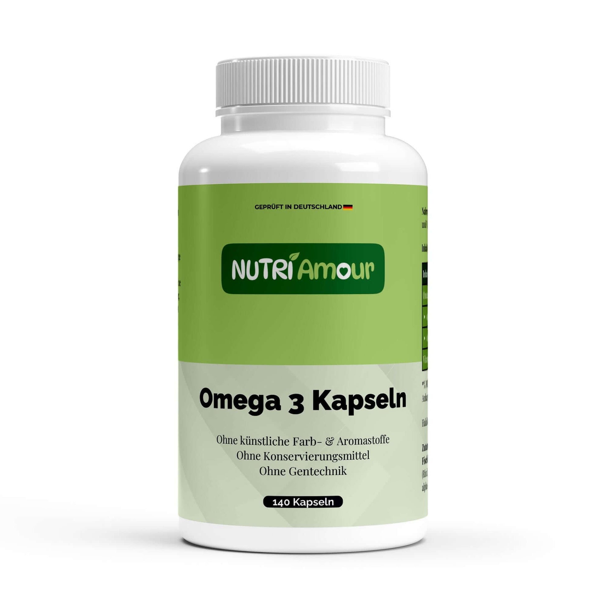 Omega 3 Triglyceride 18/12 (Halal Gelatine) - 140 Softgels - NutriAmour