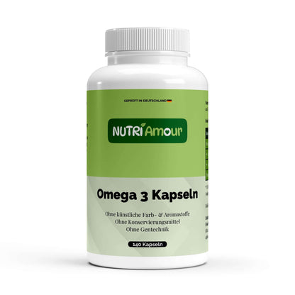 Omega 3 Triglyceride 18/12 (Halal Gelatine) - 140 Softgels - NutriAmour