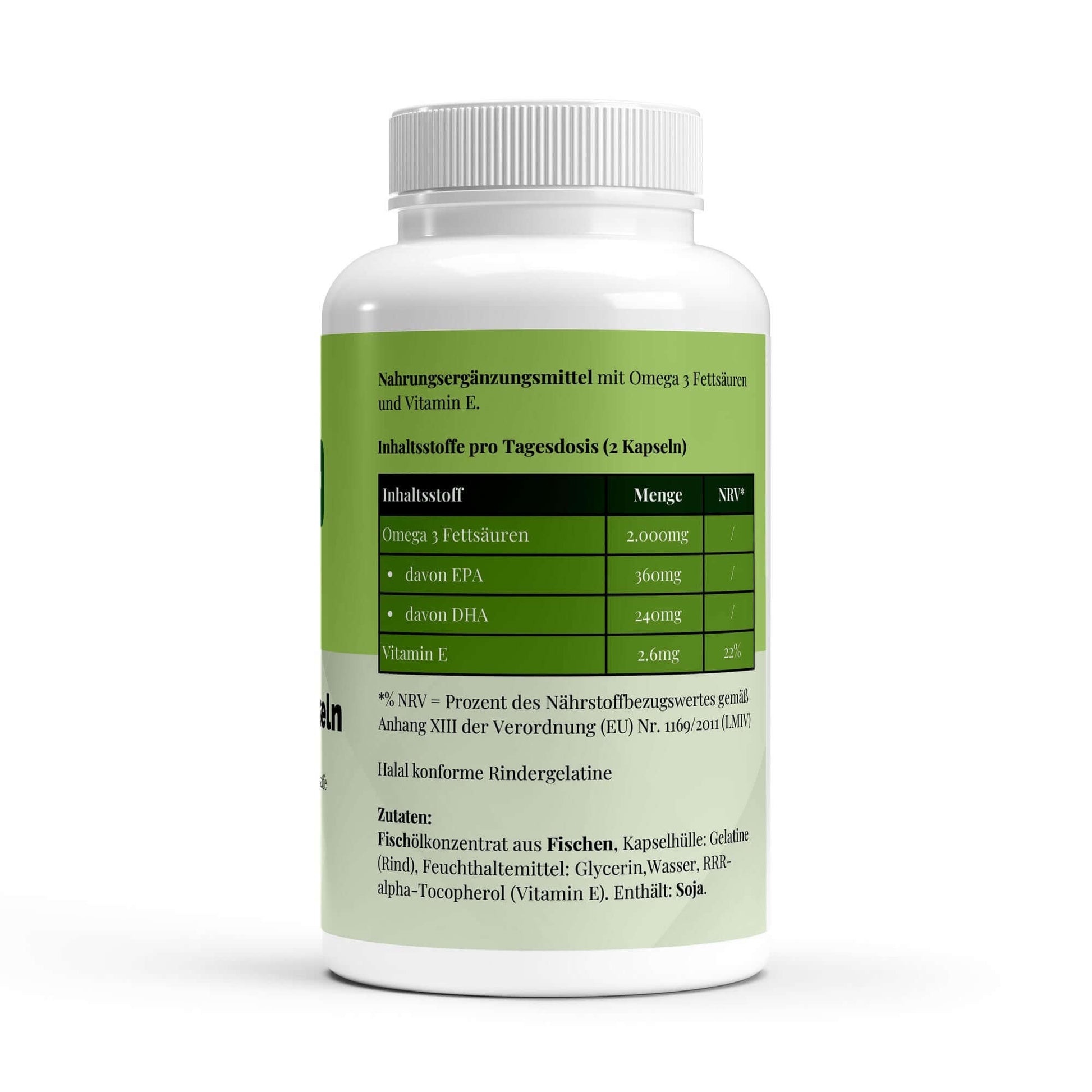 Omega 3 Triglyceride 18/12 (Halal Gelatine) - 140 Softgels - NutriAmour