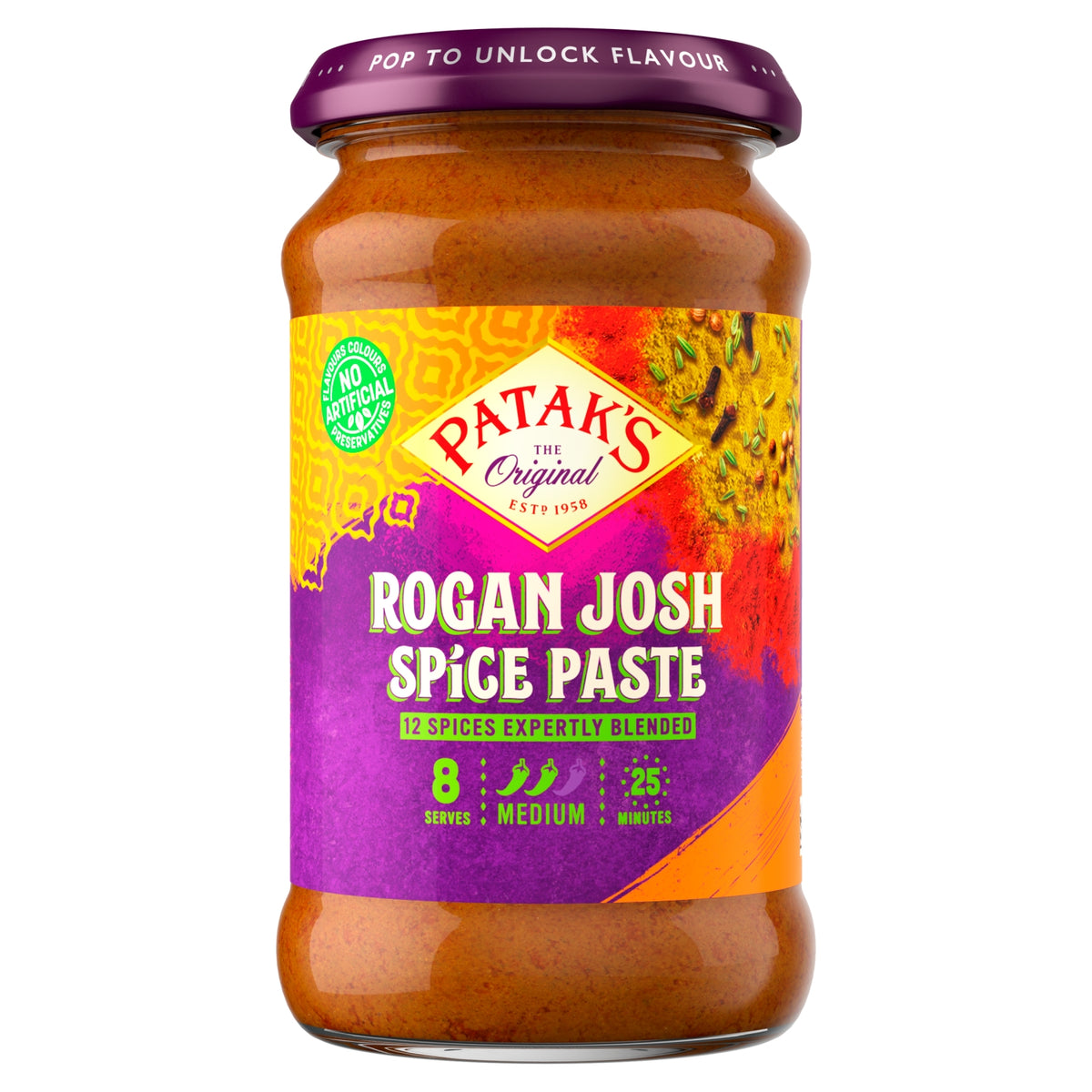Pataks Rogan Josh paste 283g Produktbild