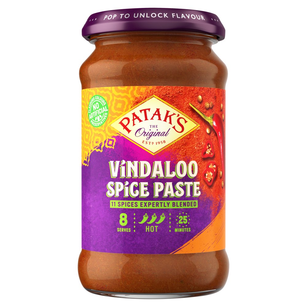 Pataks Vindaloo Paste 283g Produktbild