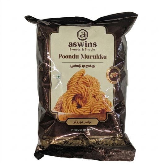 Aswins Poondu Murukku 150g Produktbild