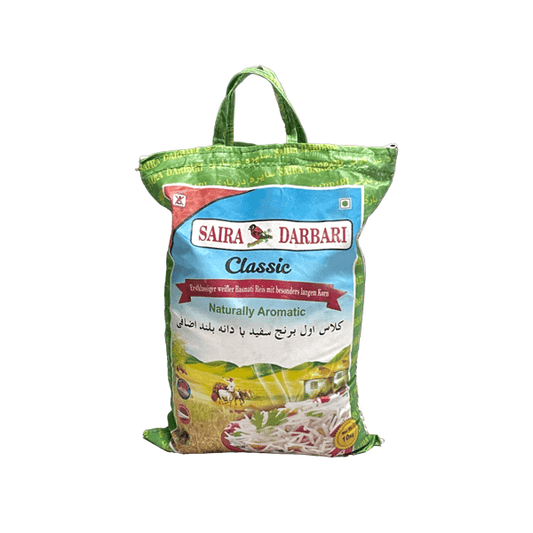 Saira Classic langkorn Basmati weißer Reis Reis