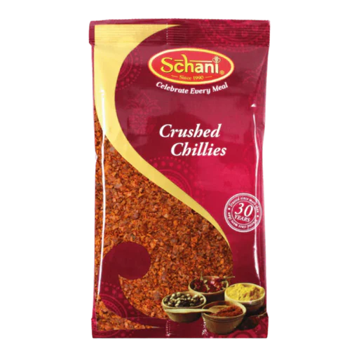 Schani Crushed Chillies 750g Packung - Indische Chiliflocken bei Sairas Hamburg