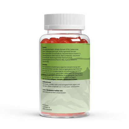 Premium Shilajit Gummies 1000 mg + Vitamin C,B6, B12 - 60 Stk - NutriAmour