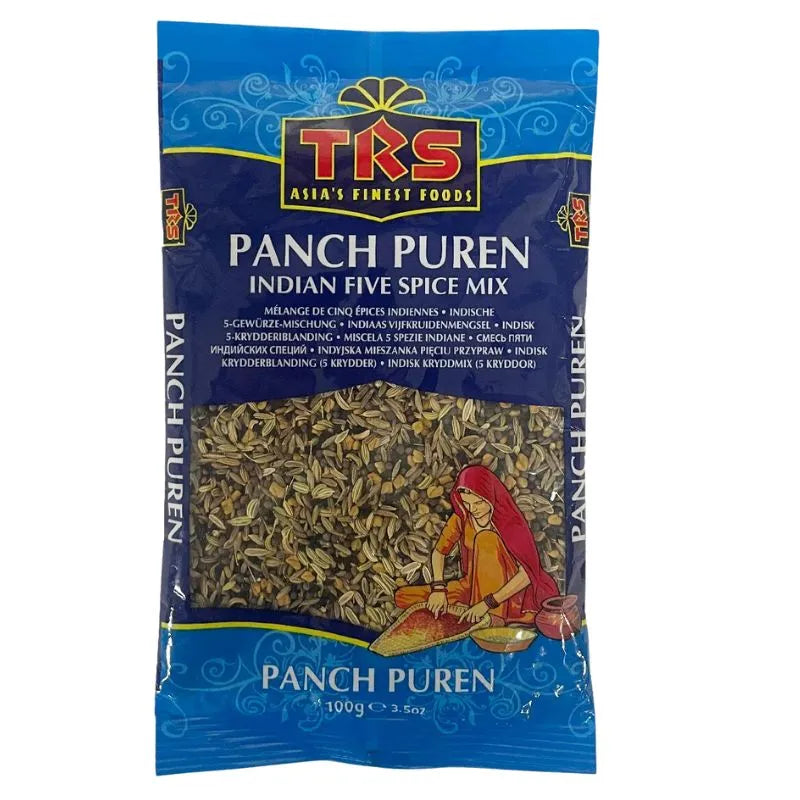 TRS Panch Puren 5-Gewürze-Mischung 100g - Indische Gewürze bei Sairas Hamburg