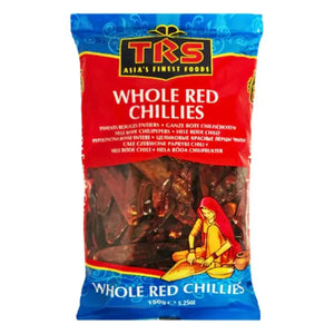 TRS Ganze Rote Chilis 150g - Getrocknete Chilis bei Sairas Hamburg