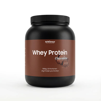 Premium Whey Protein Chocolate - 1,000g: Hochwertiges, laborgeprüftes Eiweißpulver für den aktiven Lebensstil.