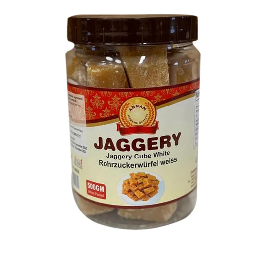 Annam Jaggery Cube White 500G - Annam