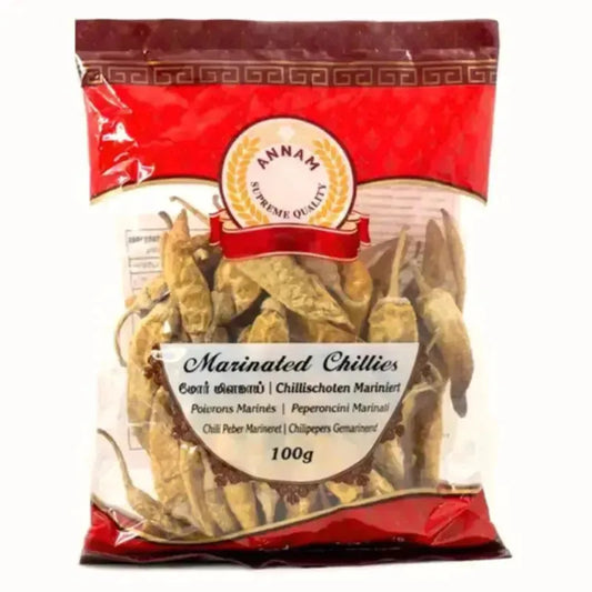 Annam Marinated Chillies 100g - Annam
